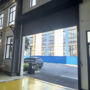 Factory Windproof Automatic Roll-Up Garage Door