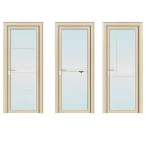 Fashionable and Simple Design Privacy-protected Frosted Glass Swing Door