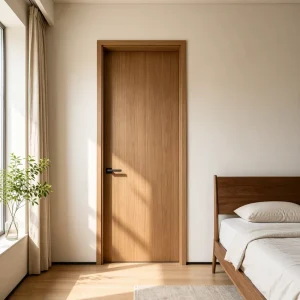 Fast Moving Sound Insulation Anti Humidity Scratch Resistant Easy Clean Anti Warping House Study Door Bedroom Interior Door