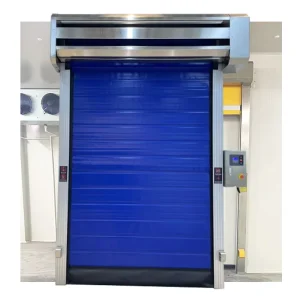 Fast Speed Insulated PVC Motorized Roller Shutter Door