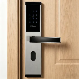 Fingerprint Smart Door Lock with Keypad, IC Card, and App Unlock, Anti-Theft, for Home and Apartment