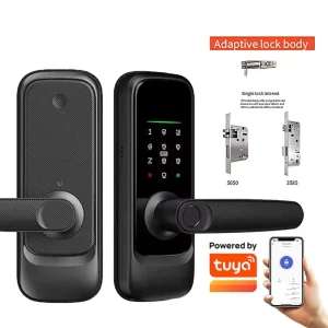 Fingerprint Smart Lock with Digital Keypad, WiFi, Smartphone App, Biometric Unlock