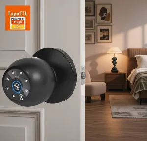Fingerprint WiFi Smart Door Lock for Steel Doors, Homes, Apartments, Offices and Hotels