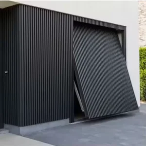 Finished Aluminum Insulated Automatic Tilt-Up Garage Door, Anti-Rust, Energy-Saving, Windproof