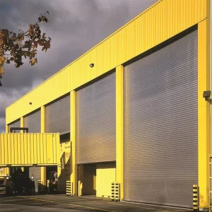 Finished Steel Fire Roller Shutter Door with Automatic Rolling and Sound Insulation