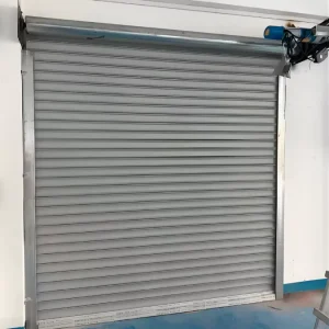 Fire Rated Steel Roller Shutter Door with Remote Control and Manual Operation