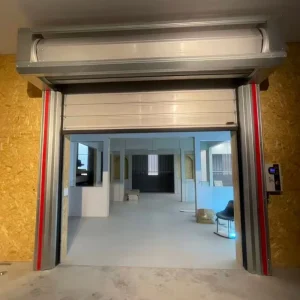 Fireproof Commercial Rolling Shutter Door, Automatic Remote Control, High-Strength, Shop Front