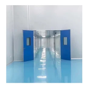 Fireproof Medical Operating Room Airtight Steel Cleanroom Swing Door