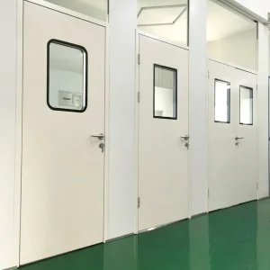 Fireproof Steel Single Swing Door for Medical Cleanrooms