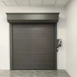 Flat Panel Aluminum Automatic Roll-Up Garage Door for Villa, Home, Commercial Shop, CE Certified