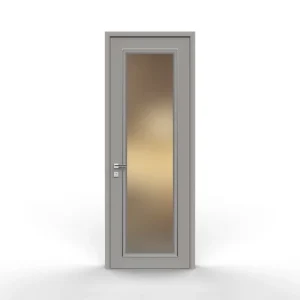Flat-Panel Minimalist Lacquered MDF Sound Insulation Door for Scandinavian Nordic Interiors Hospital Bathroom