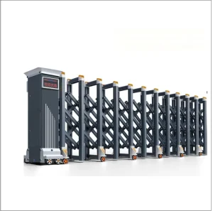 Foldable Semi-Closed Automatic Electric Retractable Gate Panels