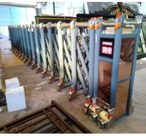 Folding Telescopic Full-Screen Gate with Automatic Trackless Motor Opener