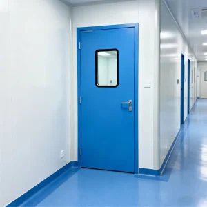 Food-Grade GMP Steel Airtight Hermetic Cleanroom Door with Stoving Varnish