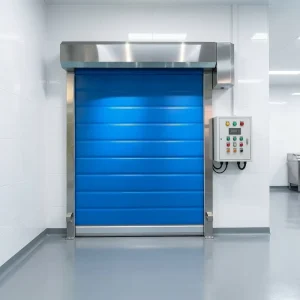 Food Warehouse Freezer Cold Storage PU Insulated Sliding Cold Room Door with Heated Frame, Airtight Seal, and Custom Size