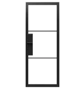 French-Design Steel Glass Swing Door with Sound Insulation for Villa, Hotel, and Wine Cellar