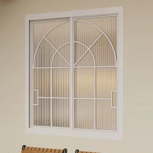 French arch shaped steel casement sliding window arched double glazed windows for bedroom kitchen sturdy room