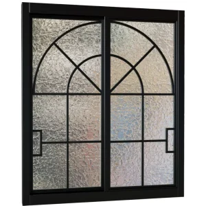 French style metal arch casement window grill custom steel sliding windows with glass for houses