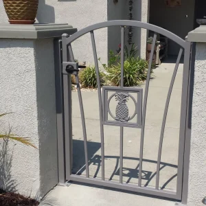 Front Main Entrance Courtyard Door American Style Iron Gate Design Modern Wrought Iron Gate Design Private Villa