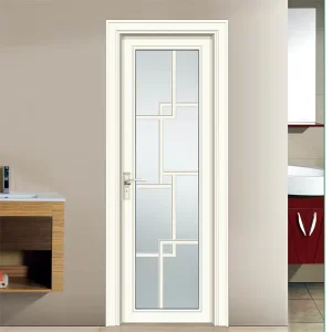 Frosted Glass Door Bathroom Toilet Waterproof Aluminum Alloy Door