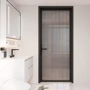 Frosted Glass Sliding Bathroom Door