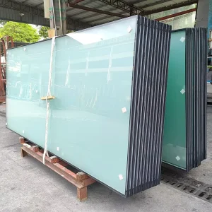 Frosted Tempered Glass Factory Acid Etched Frosted Glass for Bathroom Door and Partition