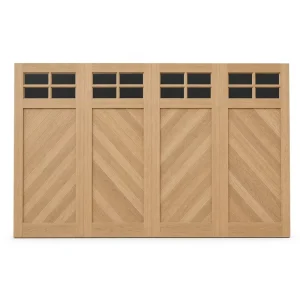 Full-View Aluminum Garage Door with Torsion Spring, Smart Remote, and Tempered Glass Panels