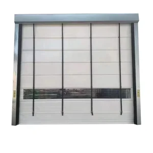Full-View Automatic High-Speed PVC Stacking Garage Door for Home