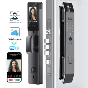 Fully Automatic 3D Face Recognition Fingerprint Electronic Door Lock with Facial Scan for Home