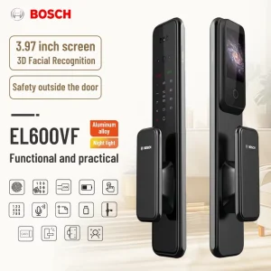 Fully Automatic EL600VF Smart Lock with Video Face Recognition Fingerprint Password and WiFi Cloud Access