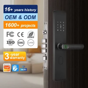 G07 Certified Smart Lock WiFi App Digital Electronic Lock with Digital Handle