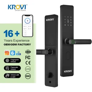 G07 OEM ODM WiFi Smart Fingerprint Door Lock Digital Biometric Handle Keyless Entry Electronic Door Lock