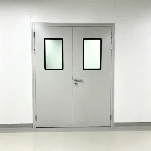 GMP ISO 304 Stainless Steel Hermetic Cleanroom Access Door Anti-Corrosion Bio-Safe Purification Door