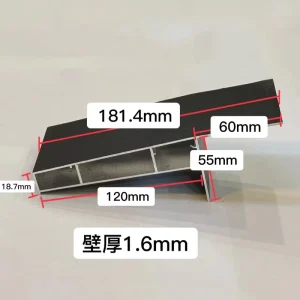 GY-62 Honed Aluminum Alloy Window Casing and Door Wall Trim for Villas and Commercial Buildings