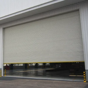 Galvanized Steel Roller Shutter Door Industry Warehouse Wind Proof Rolling Up Doors