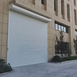 Galvanized Steel Security Roller Shutter Door, Anti-Theft, Waterproof, 1.5-Hour Fire Rated, 60 dBA Soundproof