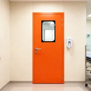Galvanized Steel Soundproof Fireproof Waterproof Medical Operating Room Door