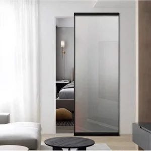 Glass Concealed Sliding Door Hardware and Panel Space-Saving Ghost Door System