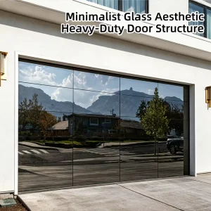 Glass Insulated Sectional Garage Door for Commercial Buildings