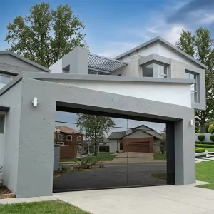 Glass Rolling Garage or Warehouse Door with Anti-Theft and Fire Prevention Features