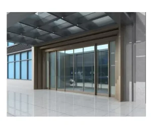 Hangzhou Factory Automatic Sliding Overlap Glass Door
