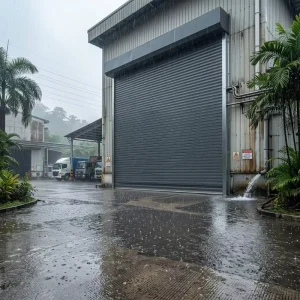 Heat-Insulated Color Steel Rolling Door 95mm for Commercial Shop Front