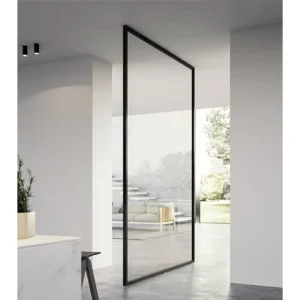 Heavy Duty Aluminium Swing Door with Insulation Glass for Indoor or Outdoor Pivot Door