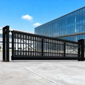 Heavy-Duty Aluminum Alloy Cantilever Floating Electric Automatic Sliding Driveway Gate for Houses