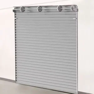 Heavy-Duty Aluminum Steel Windproof Roller Shutter Garage Truck Door, Industrial Use, Factory