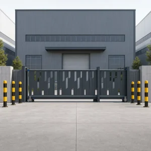 Heavy Duty Automatic Electric Wind-Resistant Linear Sliding Gate for Warehouses, Parks, and Villas