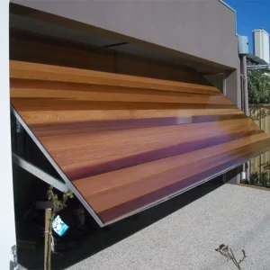 Heavy-Duty Automatic One-Piece Tilt-Up Anti-Burglary Single-Panel Overhead Garage Door with Smart Opener for Villas
