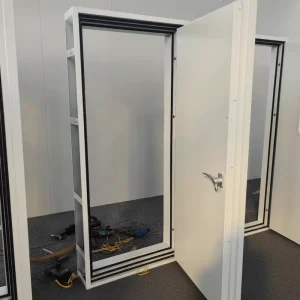 Heavy-Duty Double-Open Industrial Acoustic Sound Insulation Door Factory Direct