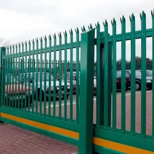 Heavy Duty Galvanized Palisade Fence High Security Boundary Barrier Anti-Corrosion Palisade Fence Panels
