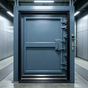 Heavy Duty High Pressure Blast Gas-tight Thick Steel Hermetic Sealed Door for Fire Prevention and Explosion Protection in Hospitals and Schools